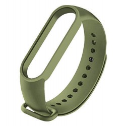 Mi Band 5 and Mi Band 6 Wristband Silicone Strap Army Green