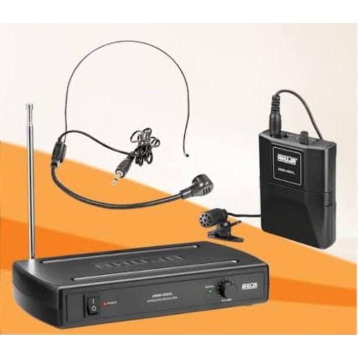 Ahuja AWM-495®VL PA VHF Wireless Microphone - Professional Handheld Microphone for Public Address, Karaoke, and Stage Use (1)