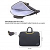 AirCase 15.6 Inch Laptop Sleeve Case Cover Pouch with Protective Handle for Men-Women Space Grey