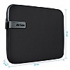 AirCase Laptop Bag Sleeve Case Cover Pouch for 12-Inch 12.5-Inch Laptop for Men & Women Neoprene (Black)