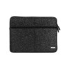 AirCase Premium Kindle Sleeve Bag with 4 Pockets fits Upto 6" Tablet, Wrinkle Free, Padded, Water Resistant Light Neoprene case Cover Pouch, for Men & Women, Ash- 6 Months Warranty