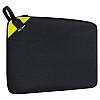 AirCase Premium Laptop MacBook Sleeve Pouch with top Handle fits Upto 14.1 Padded Light Weight wrinklefree Neoprene case Cover Bag (Black) 