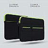 AirCase Premium Unisex Laptop-MacBook Cover Sleeve with Multiple Pockets fits Upto 13.3 Shockproof Zippered Case Bag