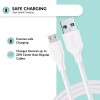 AirCase Tizum Usb To Micro 2A Fast Charging Cable For Android Phones, Laptops, Printers, Silver Plated Connectors,