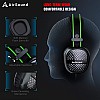 AirSound Alpha-7 Stereo Gaming Headset for Noise Cancelling Over-Ear Headphones 