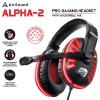 AirSound Alpha-2 Gaming Over-Ear Headset Headphone| Red LED Lights| 7.1 Surround Sound| Noise Cancelling Mic| Volume Control, USB Interface for All Laptop (Alpha-2)