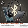 AirSound M97 Pro  Bluetooth , 17 Hr Talk Time, CVC 8.0 Noise-Cancelling  for PC Android