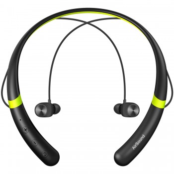 AirSound X100 Sports Wireless Bluetooth in-Ear Headphones, Magnetic Design, HD Stereo Sound & Mic