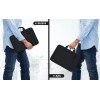 Alifiya Polyester MacBook Laptop Sleeve Cover Bag 16 Inch (Black_L22, 180 Degree Opening)