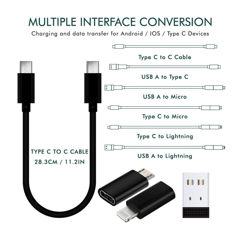 Airtree 60W 3-in-1 Fast Charging Cable Set with Stand