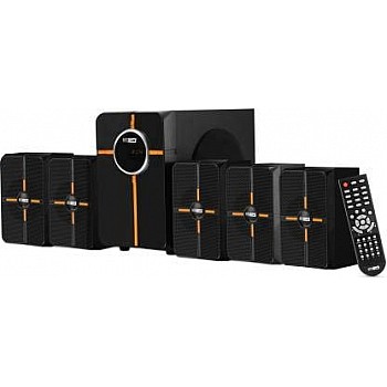 Altec Lansing AL-3002C Multimedia Bluetooth Home Theatre System Supporting Bluetooth USB FM Radio Remote Control Black Grey Orange