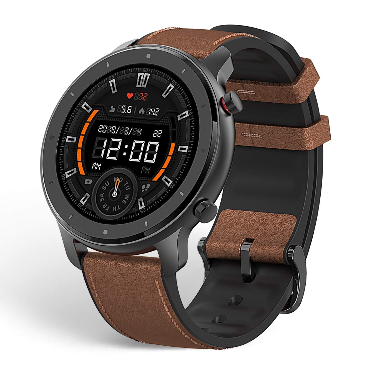 Amazfit GTR Aluminium Alloy (47mm) Smart Watch with 1.39"(33.9cm) AMOLED Display 5ATM Waterproof (Black)