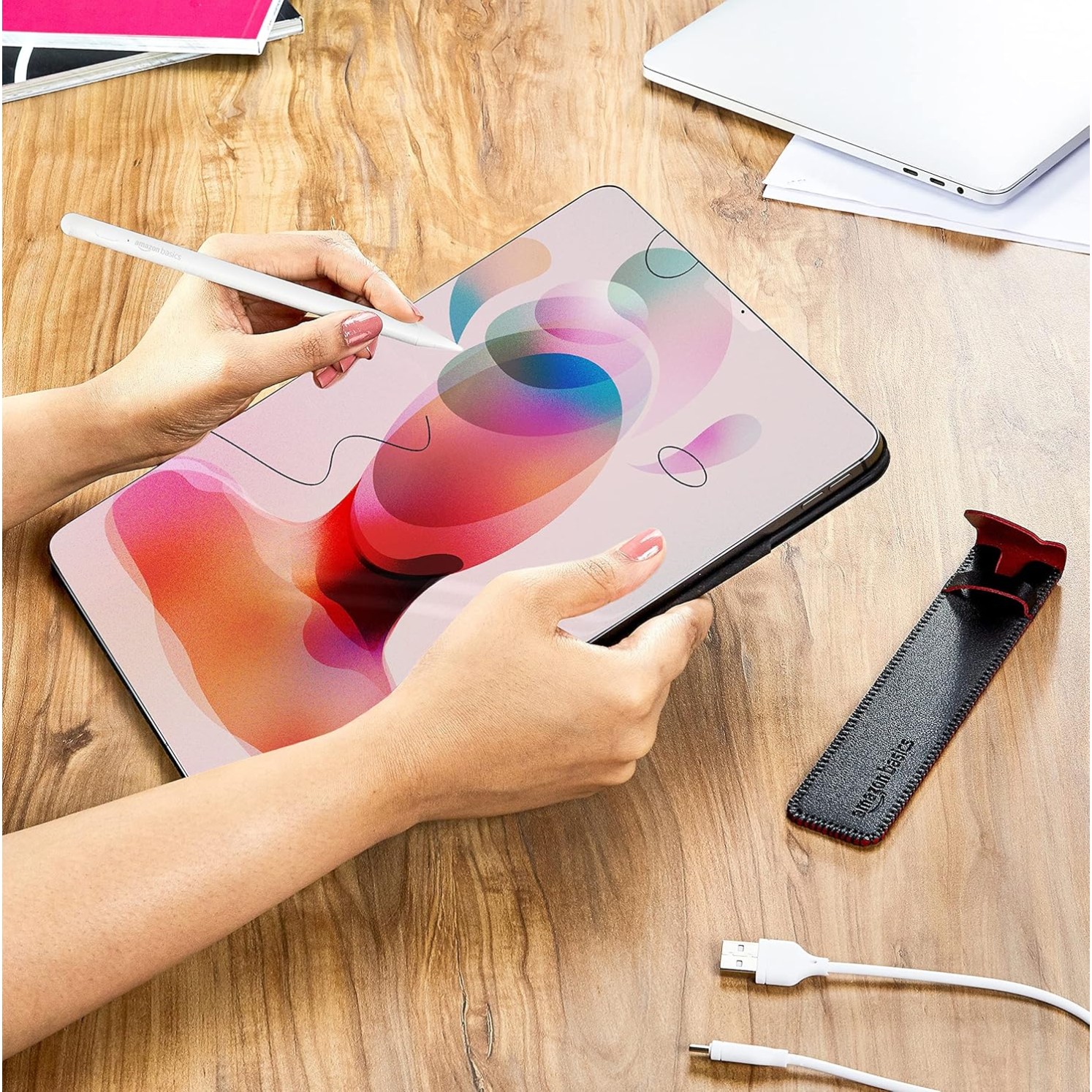 Amazon Basics 2nd Gen Stylus Pen for IPAD | Supports Palm Rejection ...