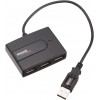 Amazon Basics 3-Port USB to USB 2.0 Ultra-Mini Hub Adapter