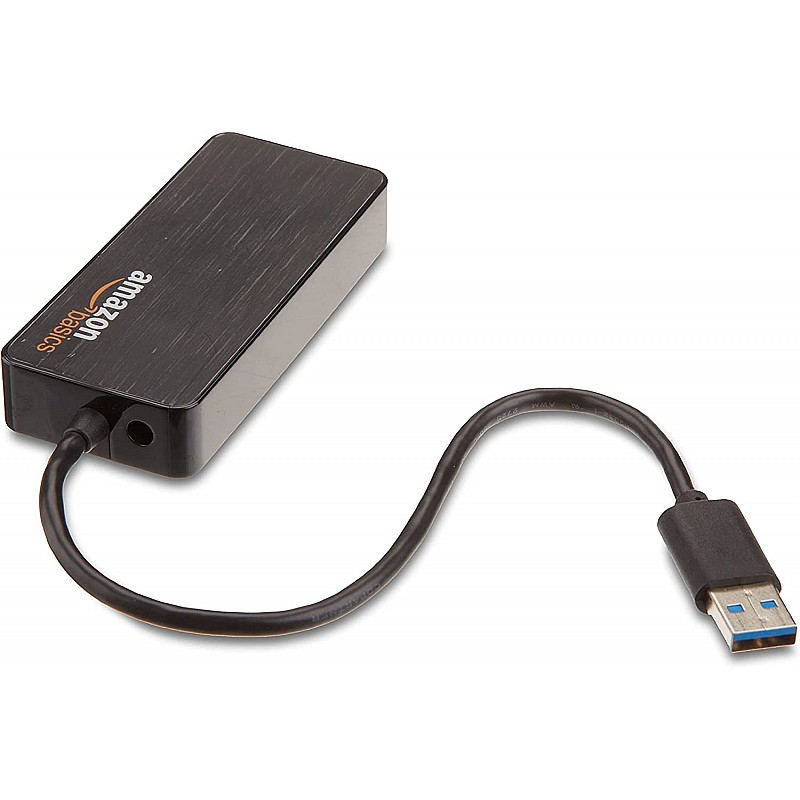 Amazon Basics 3-Port USB to USB 2.0 Ultra-Mini Hub Adapter