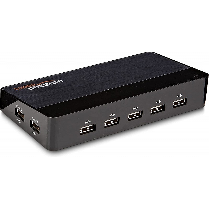 Amazon Basics 3-Port USB to USB 2.0 Ultra-Mini Hub Adapter