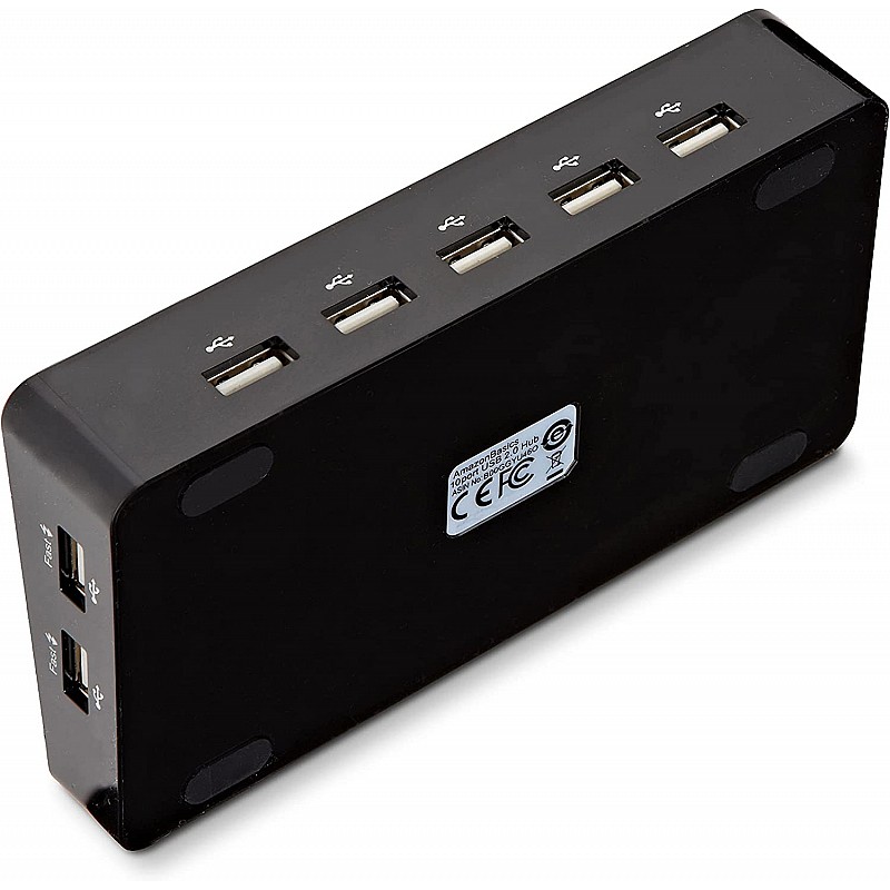 Amazon Basics 3-Port USB to USB 2.0 Ultra-Mini Hub Adapter