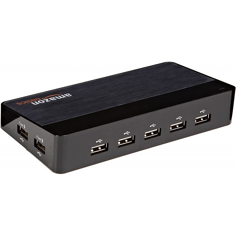 Amazon Basics 3-Port USB to USB 2.0 Ultra-Mini Hub Adapter