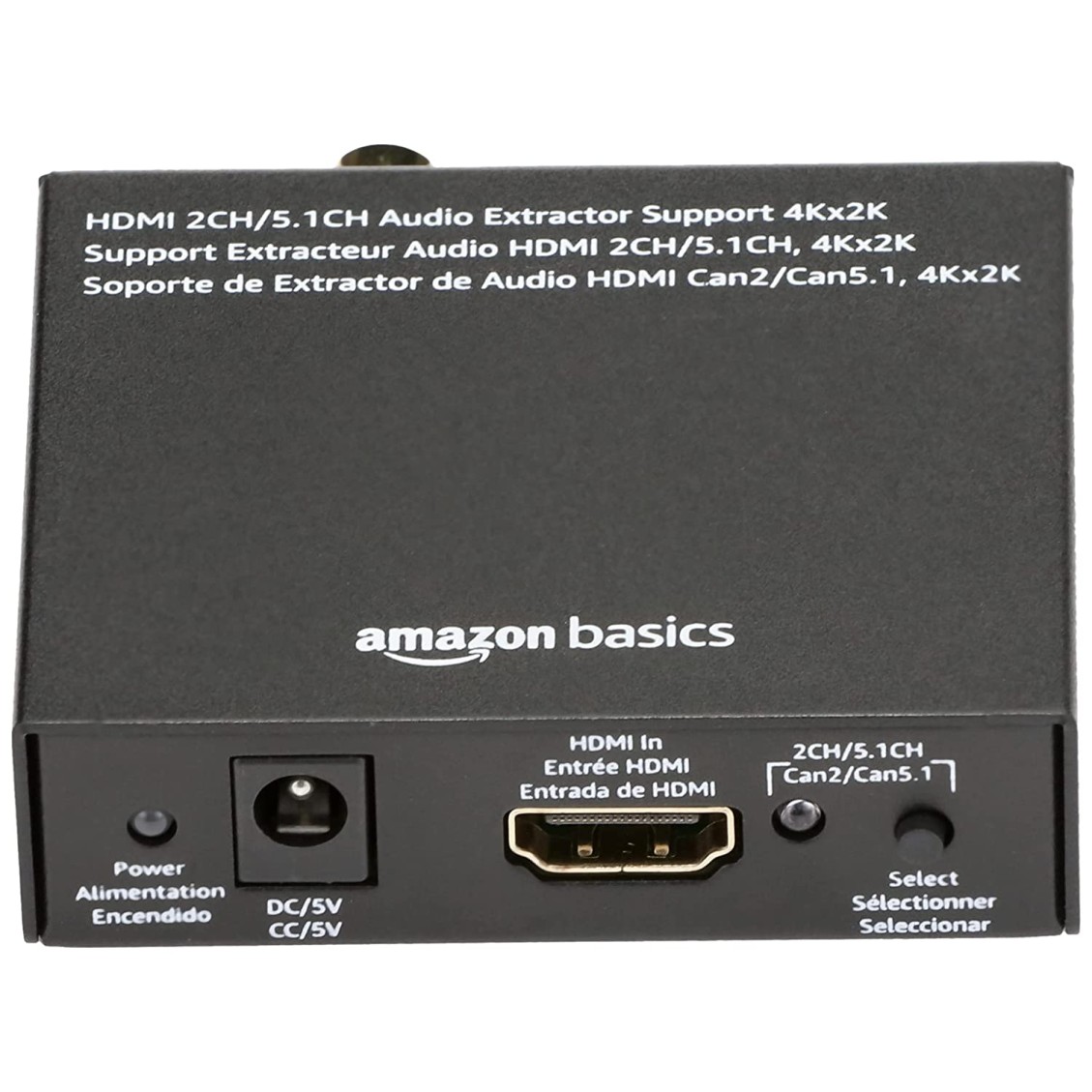 Amazon Basics 4K HDMI to HDMI and Audio (RCA Stereo or Spdif)