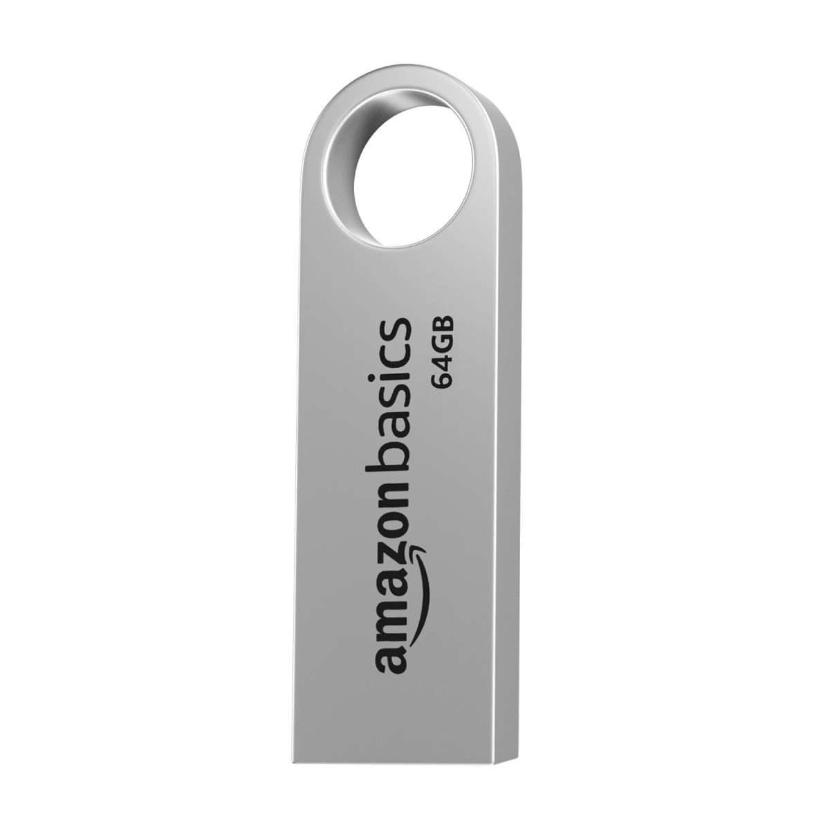 Amazon Basics 64 GB Flash Drive | USB 3.0 | Upto 150 MB/s | Silver