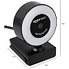 Amazon Basics Auto Focus Full HD 1080P 2.1 Megapixel 30 FPS Ring Light Web Camera with Built-in Mic for PC/Mac/Laptop Video Calling (Black)