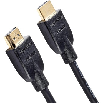 Amazon Basics High-Speed HDMI 2.0 Cable for TV/PS5/Xbox/Roku/Blu-ray, 4K@60Hz, 18Gbps, 2160p, 48 bit, 10 ft, 1 Pack Black Amazon Basics High-Speed HDMI 2.0 Cable for TV/PS5/Xbox/Roku/Blu-ray, 4K@60Hz, 18Gbps, 2160p, 48 bit, 10 ft, 1 Pack Black