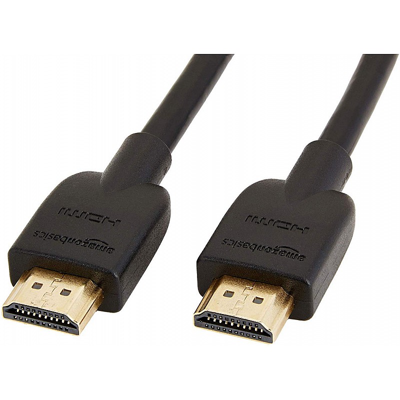 Amazon Basics High-Speed HDMI Cable - 10 Feet (Latest Standard) - Supports Ethernet, 3D, 4K video,Black