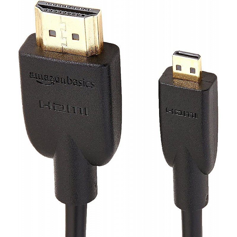 Amazon Basics - High speed micro HDMI cable on HDMI, latest standard, 0.91 meters