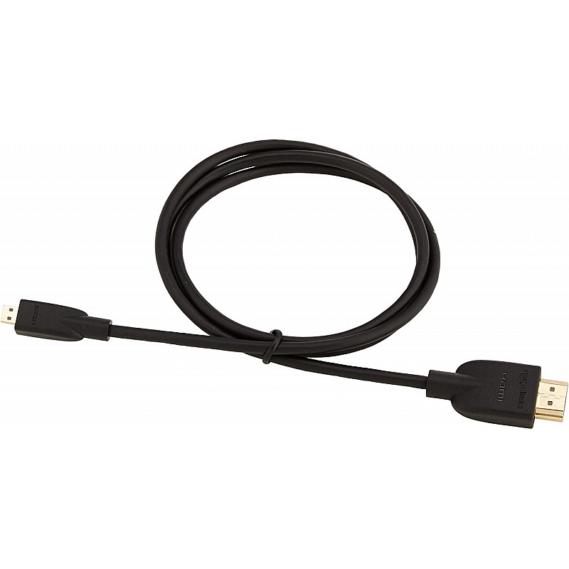 Amazon Basics - High speed micro HDMI cable on HDMI, latest standard, 0.91 meters