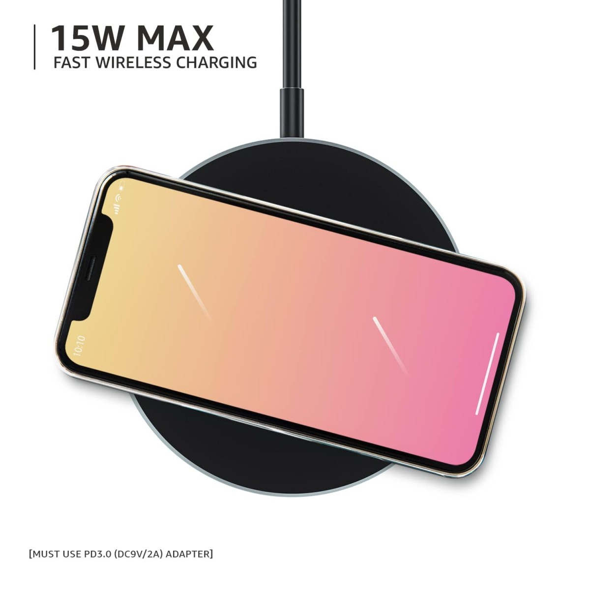 AmazonBasics Amazon Basics Magnetic Wireless Charger | 15W Fast Charging Circular Pad | Compatible with iPhone AmazonBasics Amazon Basics Magnetic Wireless Charger | 15W Fast Charging Circular Pad | Compatible with iPhone