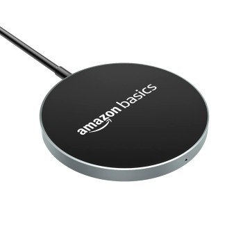 AmazonBasics Amazon Basics Magnetic Wireless Charger | 15W Fast Charging Circular Pad | Compatible with iPhone AmazonBasics Amazon Basics Magnetic Wireless Charger | 15W Fast Charging Circular Pad | Compatible with iPhone