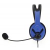 Amazon Basics Mono Chat Wired On Ear Headset for PlayStation 4 (Officially Licensed) - Blue