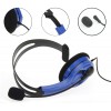 Amazon Basics Mono Chat Wired On Ear Headset for PlayStation 4 (Officially Licensed) - Blue