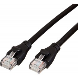 Amazon Basics RJ45 Cat-6 Ethernet Patch/LAN Cable for Personal Computer - 3Feet (0.9Meters)(Black)