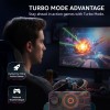 AmazonBasics Amazon Basics USB Gamepad with Turbo Mode | Dual Vibration | PS3 & PC Support | X Input & Direct Input Black