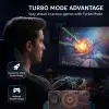 AmazonBasics Amazon Basics USB Gamepad with Turbo Mode | Dual Vibration | PS3 & PC Support | X Input & Direct Input Black