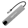 Amazon Basics USB Type-C Hub Dock, 8-in-1 HDCP Aluminium Adapter with 4K HDMI & Ethernet Port,100mbps, Power Delivery Mac & Windows USB-C & 3.0 Devices