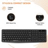 Amazon Basics USB Wireless Keyboard and Mouse Set with Nano Receiver