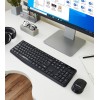 Amazon Basics USB Wireless Keyboard and Mouse Set with Nano Receiver