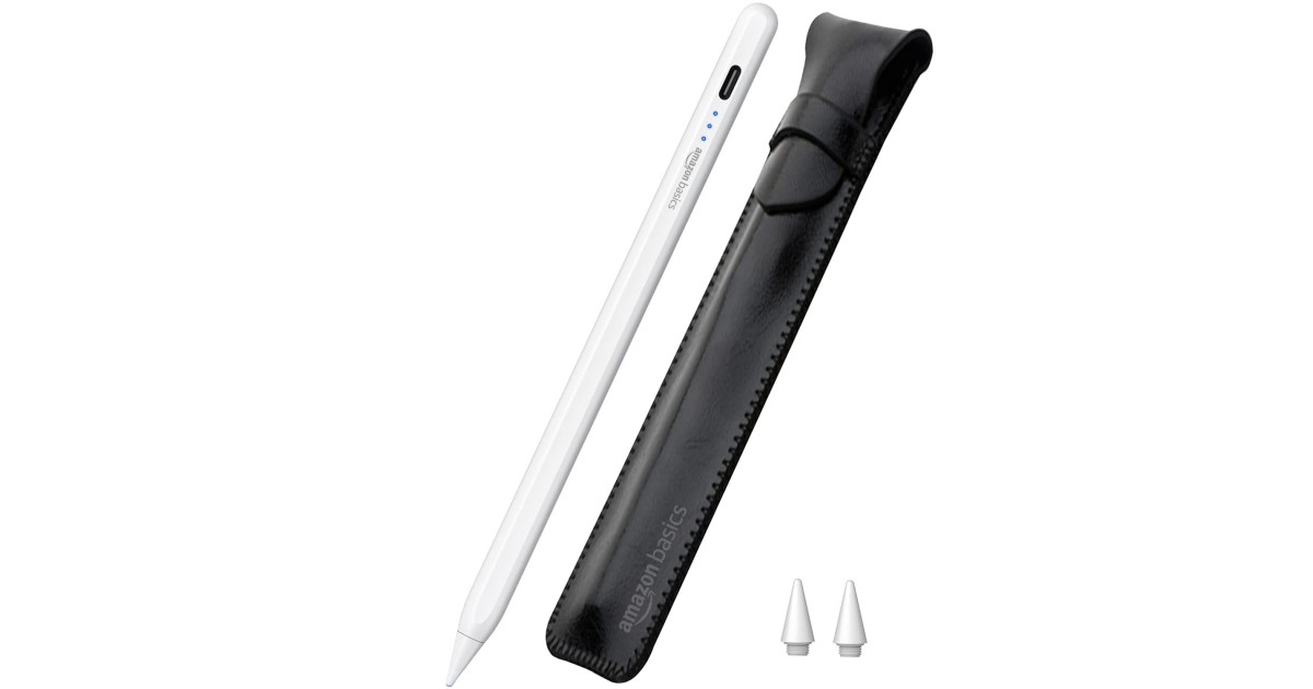 Amazon Basics Upgraded 2nd Gen Stylus Pen for iPad | ONLY for iPad ...