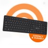 Amazon Basics Wireless Keyboard and Mouse Combo | 1000 DPI Mouse | 104 Rounded Silent Keys | Lightweight
