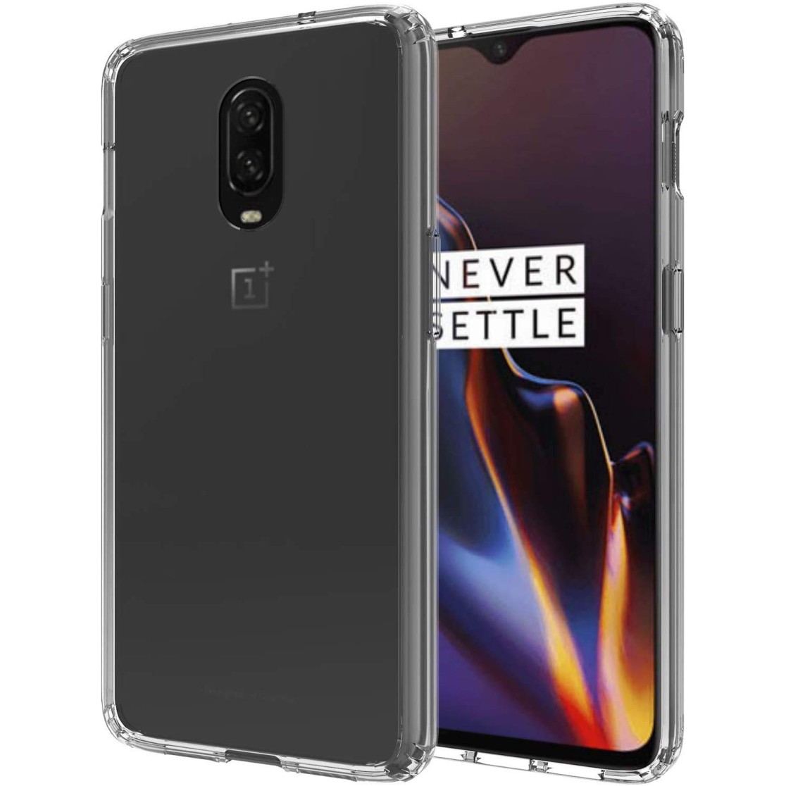 Amazon Brand - Solimo 1101672 Soft Flexible Back Phone Case for Oneplus 6T
