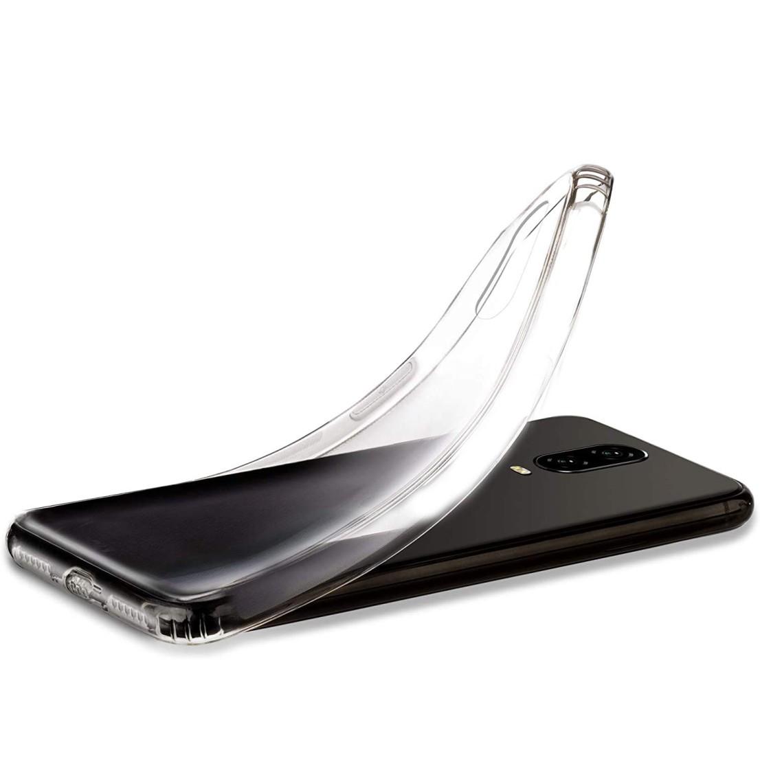 Amazon Brand - Solimo 1101672 Soft Flexible Back Phone Case for Oneplus 6T