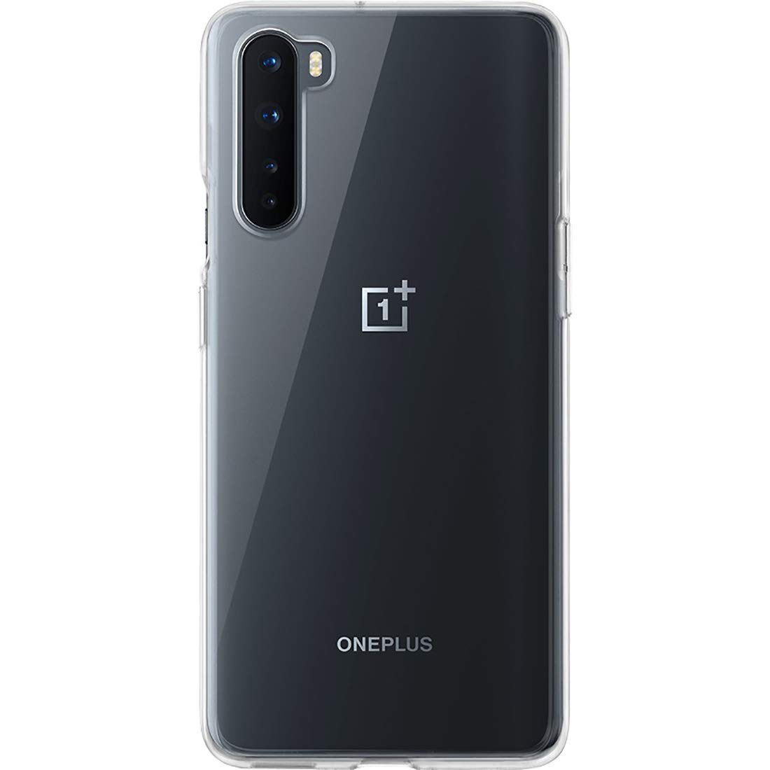 Amazon Brand - Solimo Back Cover for OnePlus Nord (Silicone | Transparent)