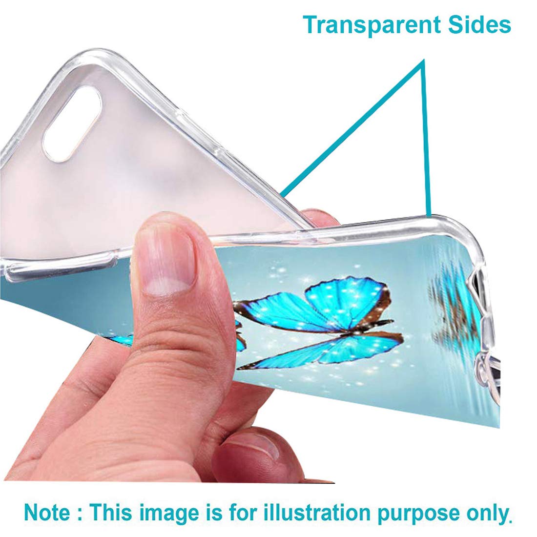 Amazon Brand - Solimo Designer Color Texture UV Printed Soft Back Case Mobile Cover for Itel Vision 1 Pro