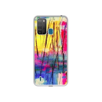 Amazon Brand - Solimo Designer Color Texture UV Printed Soft Back Case Mobile Cover for Itel Vision 1 Pro
