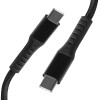 Amazon Brand - Solimo Type C to C 100W PD 5A Braided Data & Fast Charging Cable For iPad, MacBook, Other USB C Devices (2 Meter, Black)