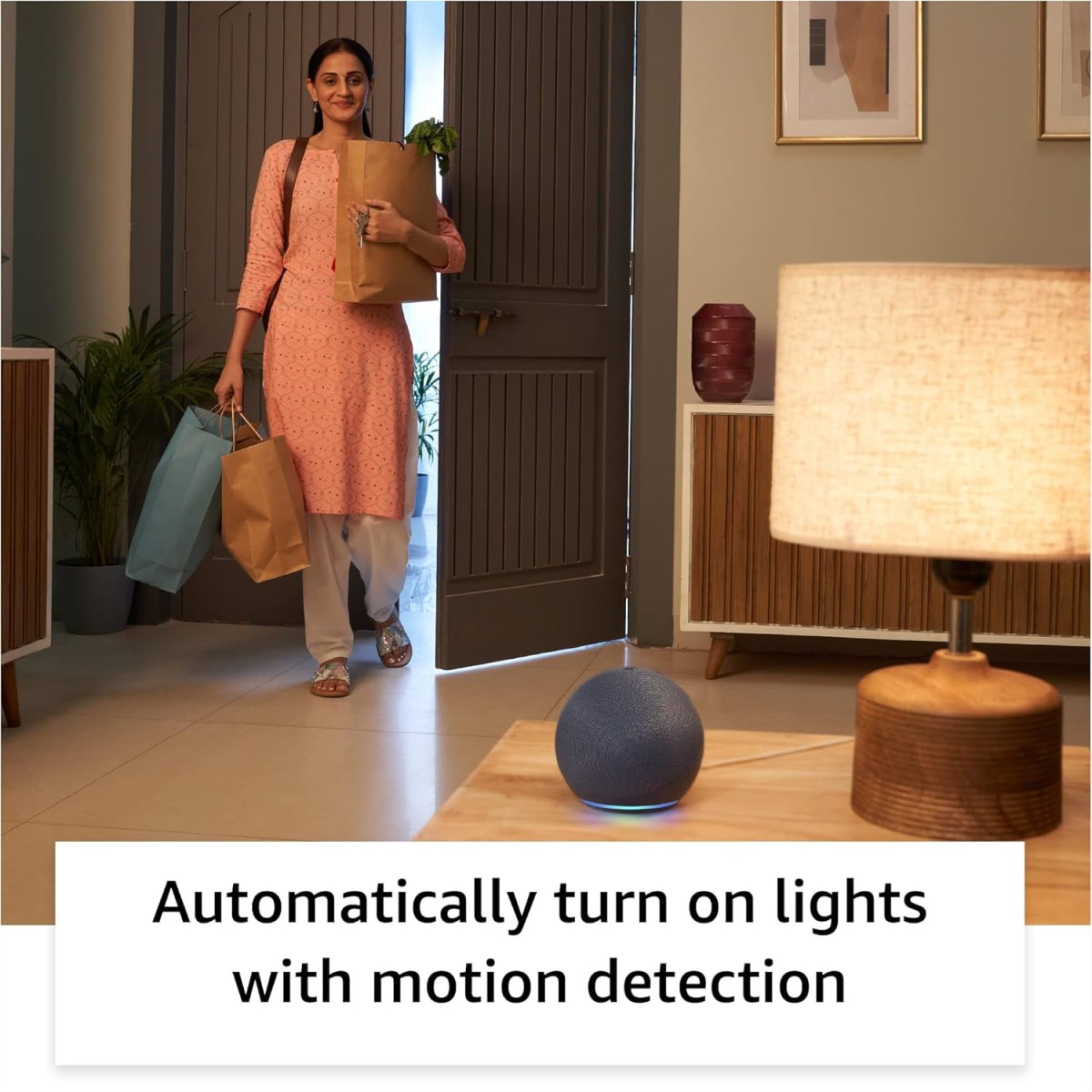 Amazon Echo Dot (5th Gen) | Smart speaker with vibrant sound, Motion Detection, Temperature Sensor, Alexa and Bluetooth| Black