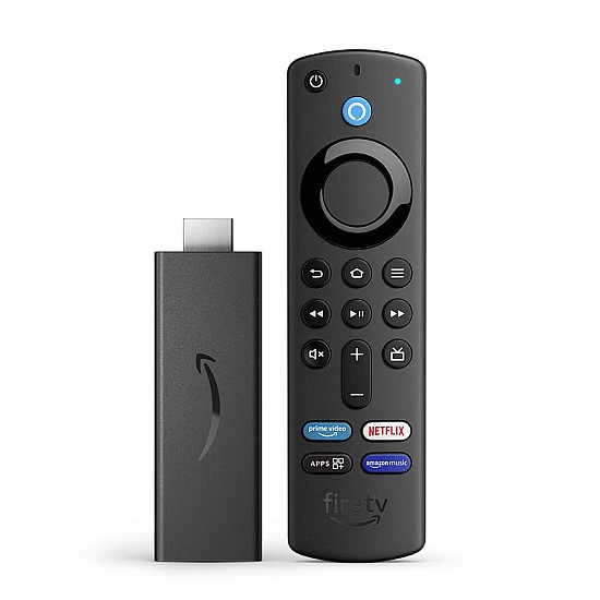 Amazon Fire TV Stick with Alexa Voice Remote (includes TV and app controls) | HD streaming device