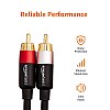 AmazonBasics 1/2-Male to 2-Male RCA Audio interconnects - 8 feet, 2-Male to 2-Male